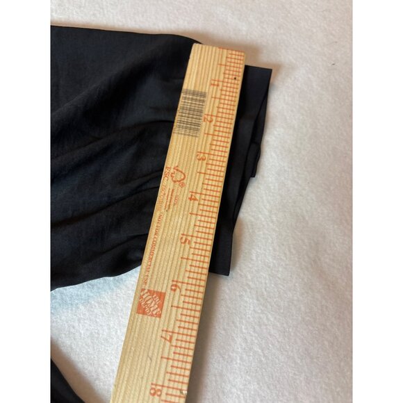 Halston Womens Black Button-Up Blouse L - - Picture 11 of 15